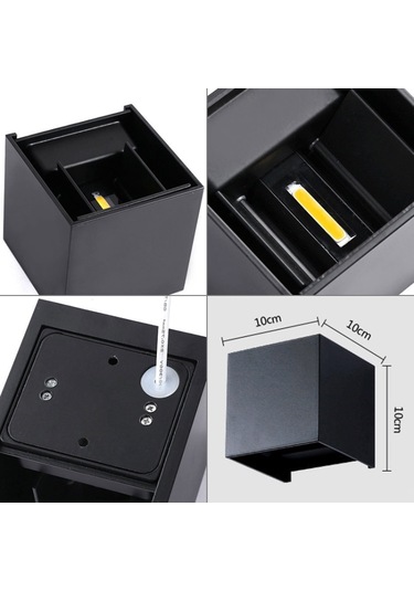 6w Hafif Şekli Ayarlanabilir Alüminyum Kabuk Kobu Led Duvar Işığı Diğer Diğer