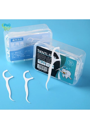 20/50 Adet Tek Kullanımlık Diş Fırçası Diş Diş İpi Diş İpi Kürdan Diş Sopa Diş A2