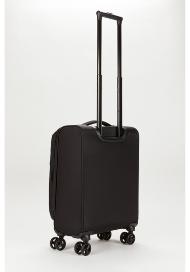 Unisex Kabin Boy Kumaş Valiz 028-03 Siyah