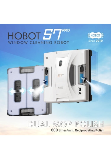 Hobot S7 PRO Dual Mop Polish Akıllı Cam Temizlik Robotu