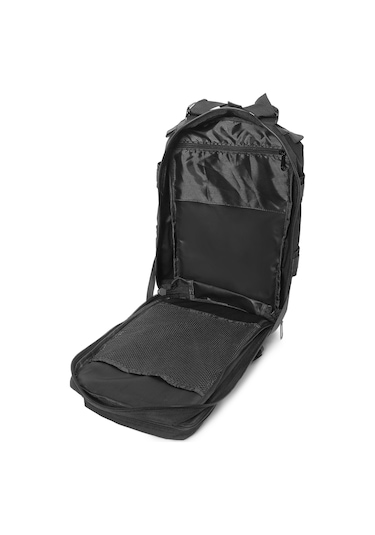 Jeehugo Lıxada 28l Siyah Su Geçirmez Outdoor Sırt Çantası, Bisiklet, Trekking, Dağcılık İçin 800d Oxford, Reflektör Şeritli, 14" Laptop Bölmesi + Siyah Bant Çok Renkli