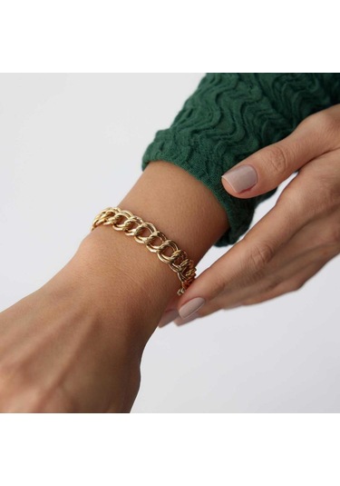 By Golden House Kalın Garibaldi Bileklik