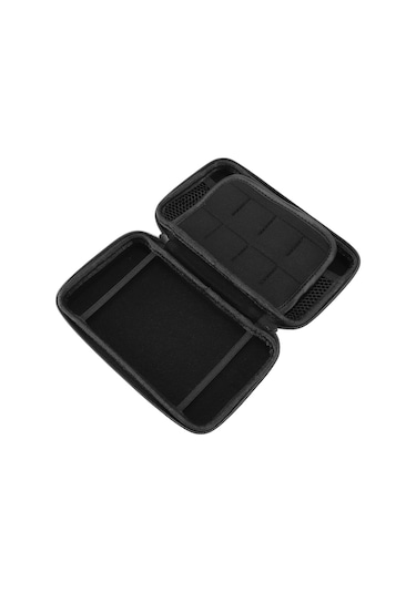 Kangvka Nintendo 3ds/new 3ds Xl/new 2ds Xl İçin Taşınabilir Korumalı Kasa - Su Geçirmez Pu + Eva Malzeme, 8 Oyun Kartuşu Yuva Ve Aksesuar Çantası, Gümüş Renk