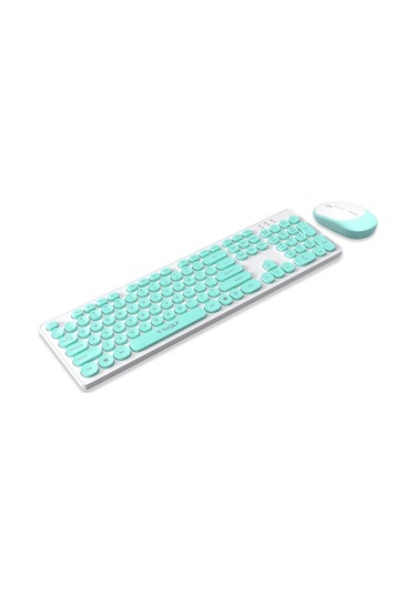 T-wolf Tf770 Mekanik Hissediyorum Kablosuz Oyun Klavyesi Ve Fare Seti Mavi Optik