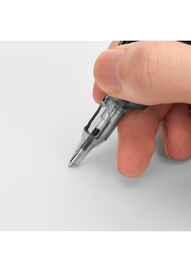 Aubyhe Tattoo Uygulama Kalemi 10 Adet - 0.5mm Uç, Yüksek Kalite Pvc, Yeni Başlayanlar İçin, Uygulama Derisi Ve Kağıt Üzerinde Kullanım, Çeşitli Spinner Ve Makinalarla Uyumlu