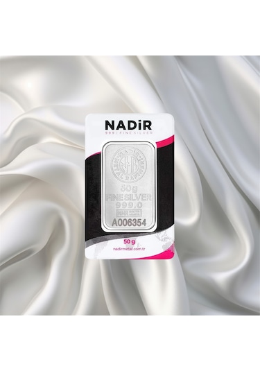 Leva Gold 50 Gr Nadir Gümüş Külçe