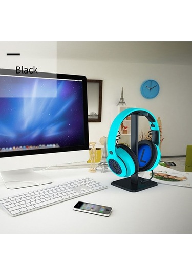 Fastbuy Alüminyum Kulaklık Tutucu, Ayrılam. & Taşın. Kulaklık Kor. - Gümüş