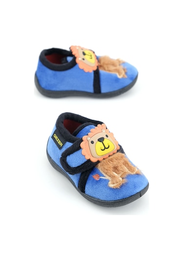 Gezer Bebe Erkek Çocuk Kışlık Cırtlı Ayarlanabilir Günlük Okul Kreş Panduf Ayakkabı Ga2kbm.03361.00.1o1.0c