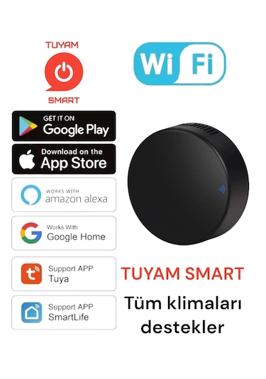 Tuya Klima Tv ve Tv Box Wifi Destekli Uzaktan Kumanda