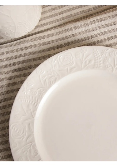 Lefard "meadow" Seramik Atıştırmalık Tabağı 20 Cm 376301894 Beyaz