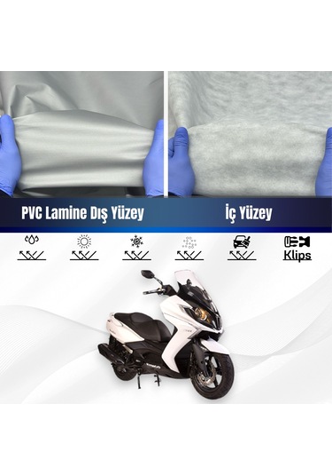 Kymco Downtown 250i Su Geçirmez Motosiklet Brandası Motor Branda