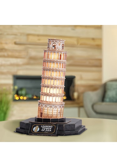 Pisa Kulesi 3d Puzzle Led Işıklı L535h