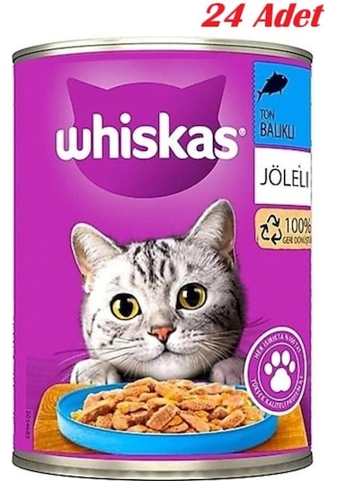 Whiskas Ton Balıklı Konserve 24x400 Gr