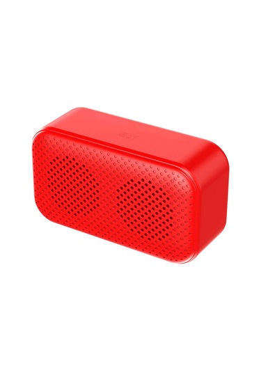 Çalar Saatli Ve Fm Radyolu Bluetooth Hoparlör Dijital Saat Ve Aynalı Tasarım 6w Ses Çıkışı Kırmızı