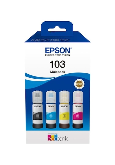 Epson 103 L3250 Multipack Kutulu Mürekkep Takımı