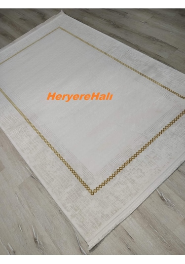 Foneks Halı Lavin %100 Akrilik Makina Halısı 4305agold 150x233 Cm