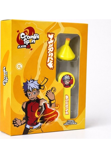 Cranky Spin Axis 4 Xarsen Topaç Seti Fırlatıcı+topaç Ağır Ve Uzun Döner