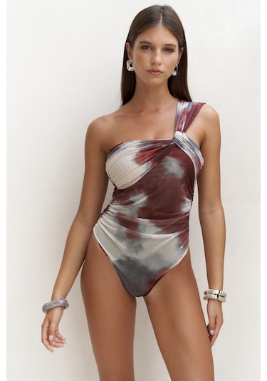 Mai Collection Mai Studios Co. Kibetinosella Tek Omuz Bordo Body Bordo