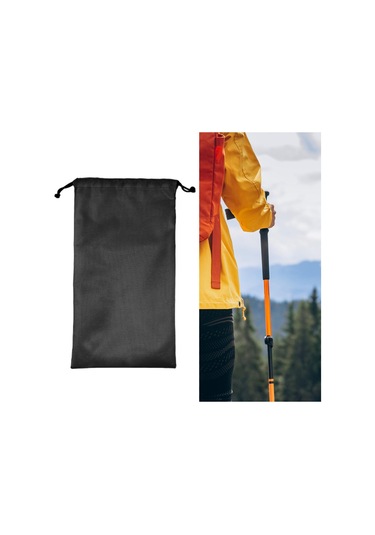 Homyl Bağcıklı Saklama Çantası Hafif Çadır 25cmx60cm Siyah
