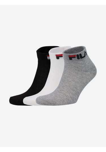 Fıla Kısa Çoraplar, 3 Çift 151855524 Siyah