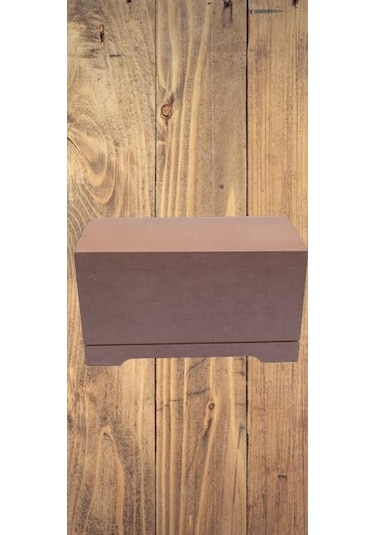 Hobi Dekoratif Ham Ahşap Mdf El Yapımı Sandık Seti