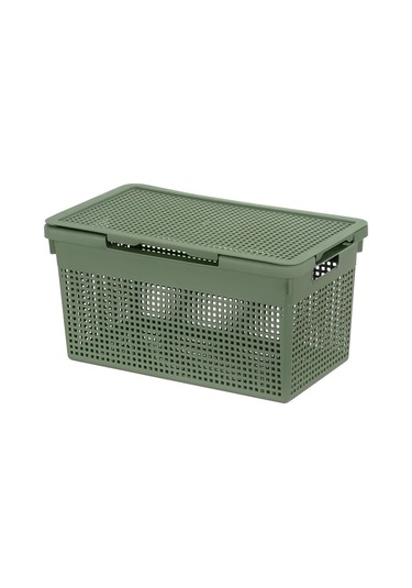 El Casa Kapaklı "loft" Depolama Kutusu, 21 Litre 306034539 Yeşil