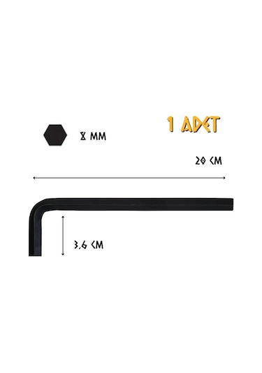 Cer-pa Norm Tekli Alyan Uzun - 8.0 Mm. - 1 Adet
