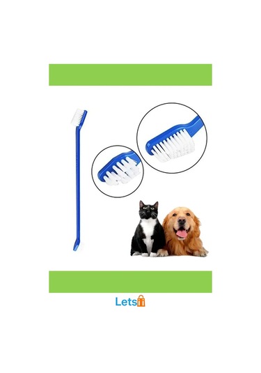 4 Adet Plastik Köpek Diş Fırçası Seti