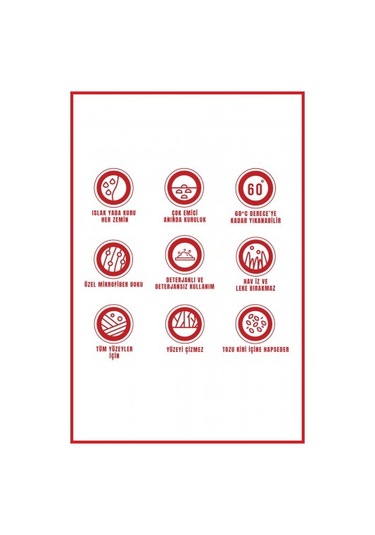 Happy Clean Mikrofiber Havlu Bez 2 x 8'li