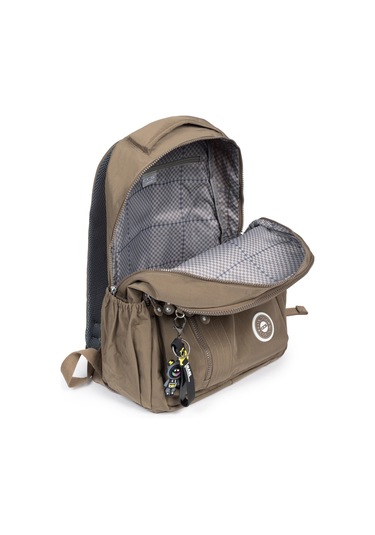 Modern Tarzda Su Geçirmez Krınkil Kumaş Okul Sırt Çantası Hafif, Konforlu Ve Fonksiyonel Tasarım - Mavi MAvi