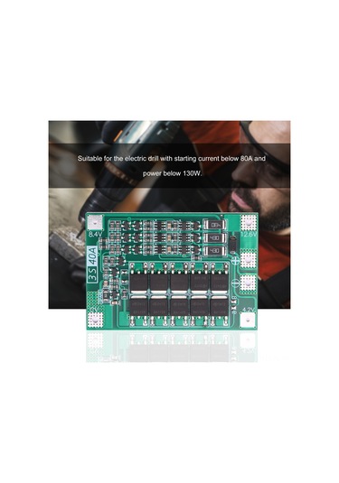 Lemestar 3s 40a Lityum Pil Koruma Devresi - 18650/26650 İçin Yüksek Akımlı Şarj Ve Deşarj Desteği