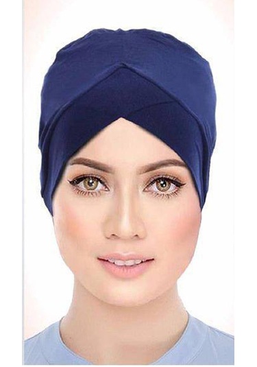 Lüks Çapraz Geçmeli Bone Sdfplcgb1001 Lacivert