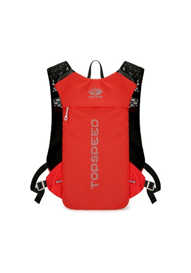 Vanaheimr Hafif Su İçme Sırt Çantası Büyük Kapasiteli Koşu Sırt Kırmızı Kızıl