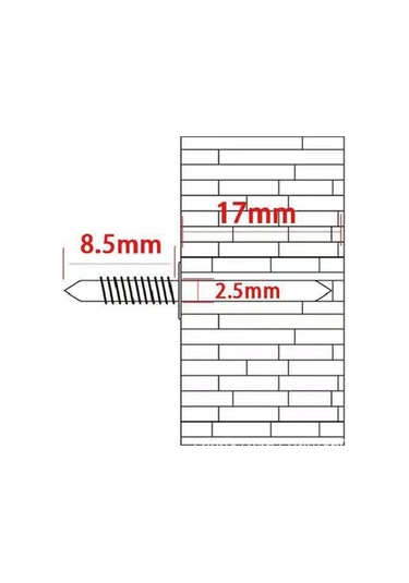 Flybuy Süper Kullanışlı Suntek Süpürgelik İplik Çivisi 200-adet