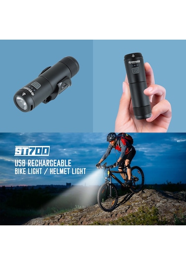 Stradacycles St-700 Lityum Şarj Edilebilir Ön Far