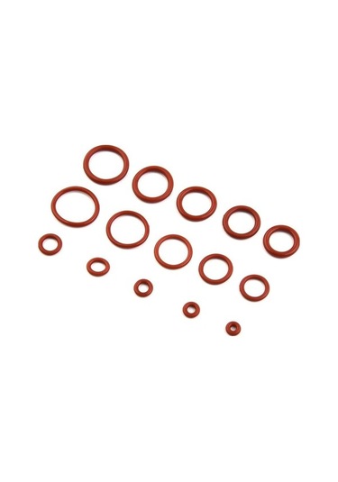 Pazly 225 Adet Kırmızı Silikon O-ring Seti - Metrik Vmq Conta Kiti
