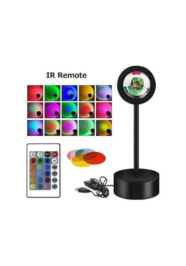 Novahub Tuya Akıllı Gün Batımı Lambası - Smart App, Bluetooth, Selfie Ve Parti Işığı B Korea B Çok Renkli