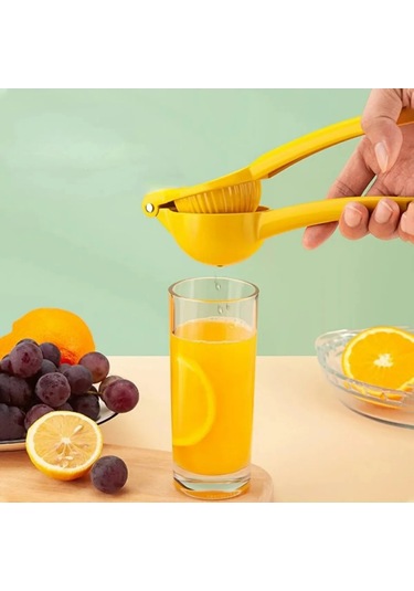 Plastik Pratik Narenciye Limon Portakal Meyve Sıkacağı Büyük Boy Mutfak Aparatı Diğer