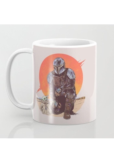 Starwars Baskılı Özel Tasarım Kupa Bardak Renkli