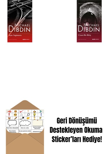 Kan Yağmuru + Uzun Bir Bitiş + Okuma Sticker'ları