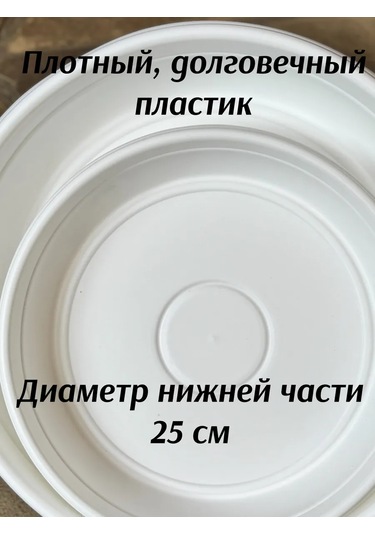 Botanikum Çiçek Saksıları İçin Yuvarlak Altlık, Bitkiler, 30 Cm Çap 453012128