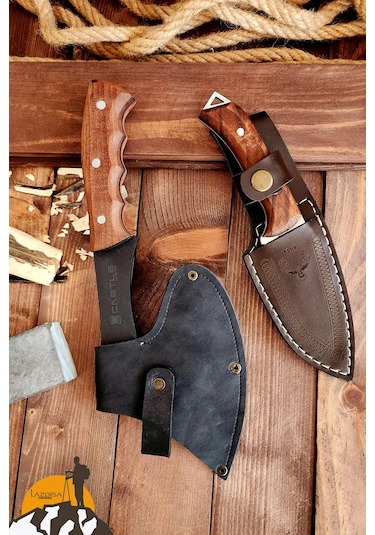 Outdoor Balta Bıçak Seti Kamp Baltası Bıçağı Nacak Budama X