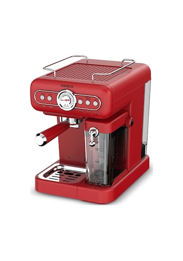 Karaca Vintage Craft Süt Hazneli Espresso, Latte Ve Capuccino Makinesi Cream