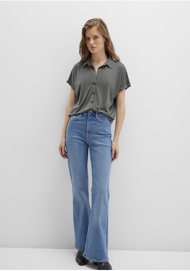 Mavi - Lux Touch Tencel Tm Yeşil Modal Gömlek 168081-71553 Yeşil