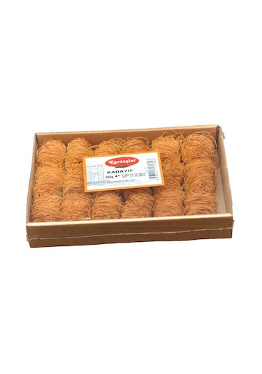 Kardeşler İnce Sarma Kızarmış Tel Kadayıf Kutu 3 x 250 G