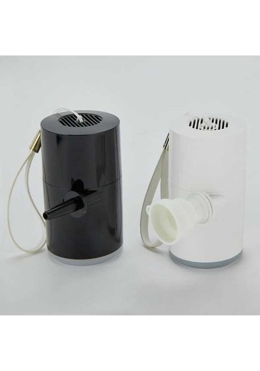 Pazly Siyah Işıklı Mini Hava Pompası - 1400mah Şarj Edilebilir - Kablosuz Şişirme Pompası/ Siyah