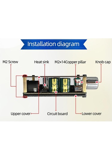 Jms 100 W Bluetooth 5.0 Dijital Güç Amplifikatörü Kurulu Aux Hoparlör 2.0 Ch