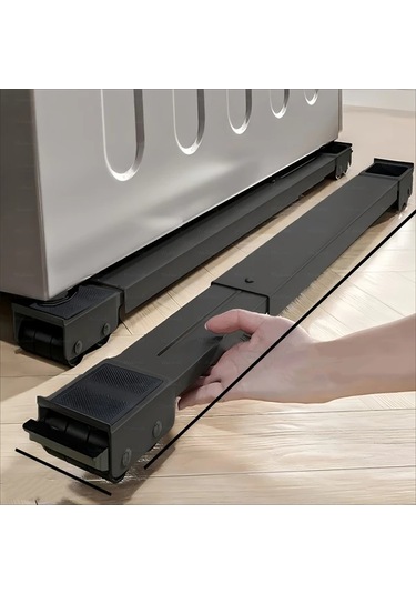 Dashanshop Beyaz 24 Adet 200kg Çamaşır Makinesi Ve Mobilya Ayarlanabilir Sağlam Metal Tekerlek Seti