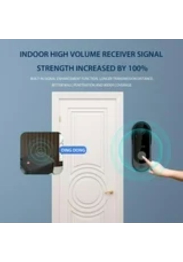 Samdoo Ev Güvenliği İçin Akıllı Kamera Zili - Wi-fi İle Uzak İzleme, İki Yönlü Ses Ve Video Konuşma, 1080p Hd Gece Görüşü, Ip65 Su Geçirmez M9