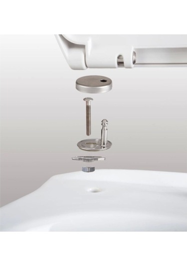 Akasya Yavaş Kapanan Duroplast Kapak Beyaz